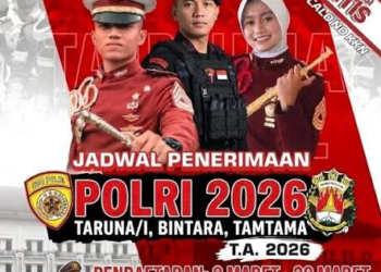 Rekrutmen Anggota Polri 2026 Resmi Dibuka, Simak Jadwal, Jalur Seleksi, dan Cara Pendaftarannya
