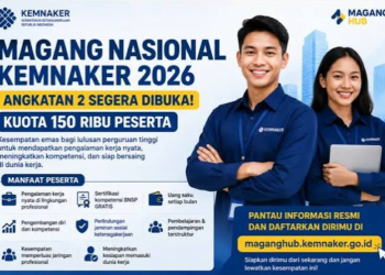 Program Magang Nasional 2026 Dibuka, 150 Ribu Lowongan Bergaji Setara UMP Siap Diperebutkan